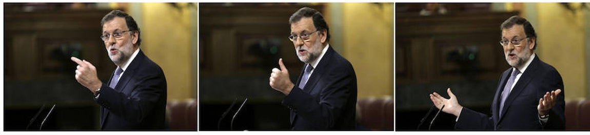 El candidato responde a los ataques de Domènech y Garzón y afirma que en España «hay algunas cosas positivas». Con un tono irónico ha vuelto a referirse a aquellos «que lo mismo despistados votaron al PP». Con la representante de las mareas gallegas también ha utilizado el mismo tono, al referirse a Alberto Núñez-Feijóo, quien supone que «no le gusta mucho». 