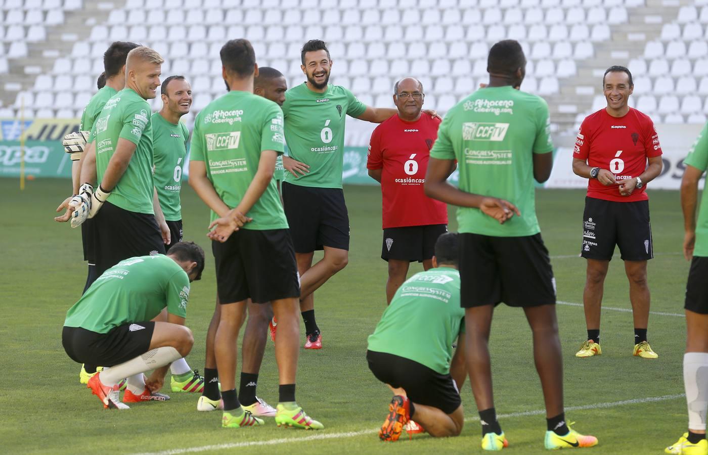 El entrenamiento del Córdoba CF, en imágenes