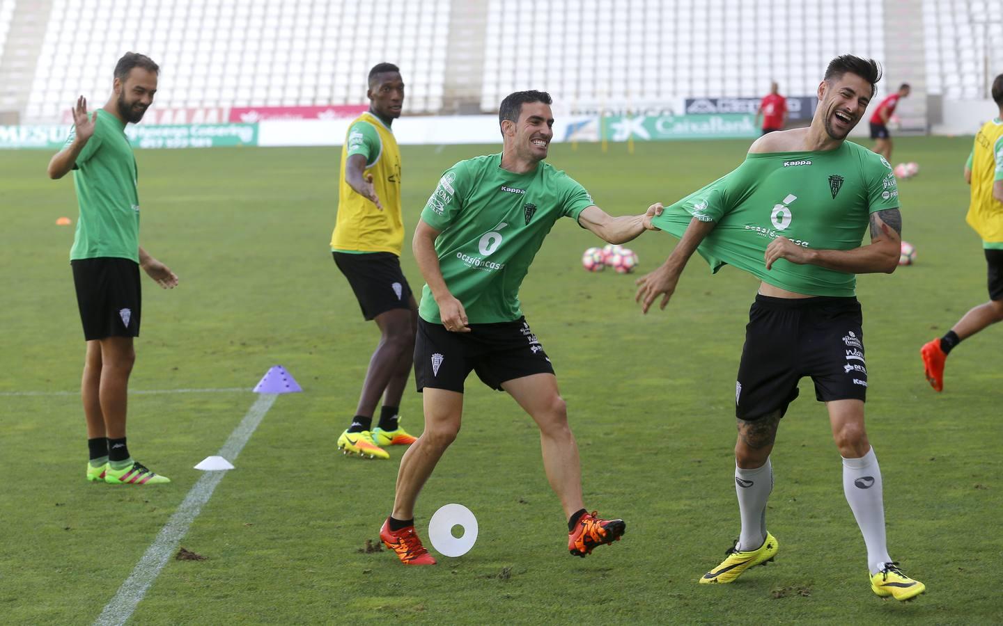 El entrenamiento del Córdoba CF, en imágenes