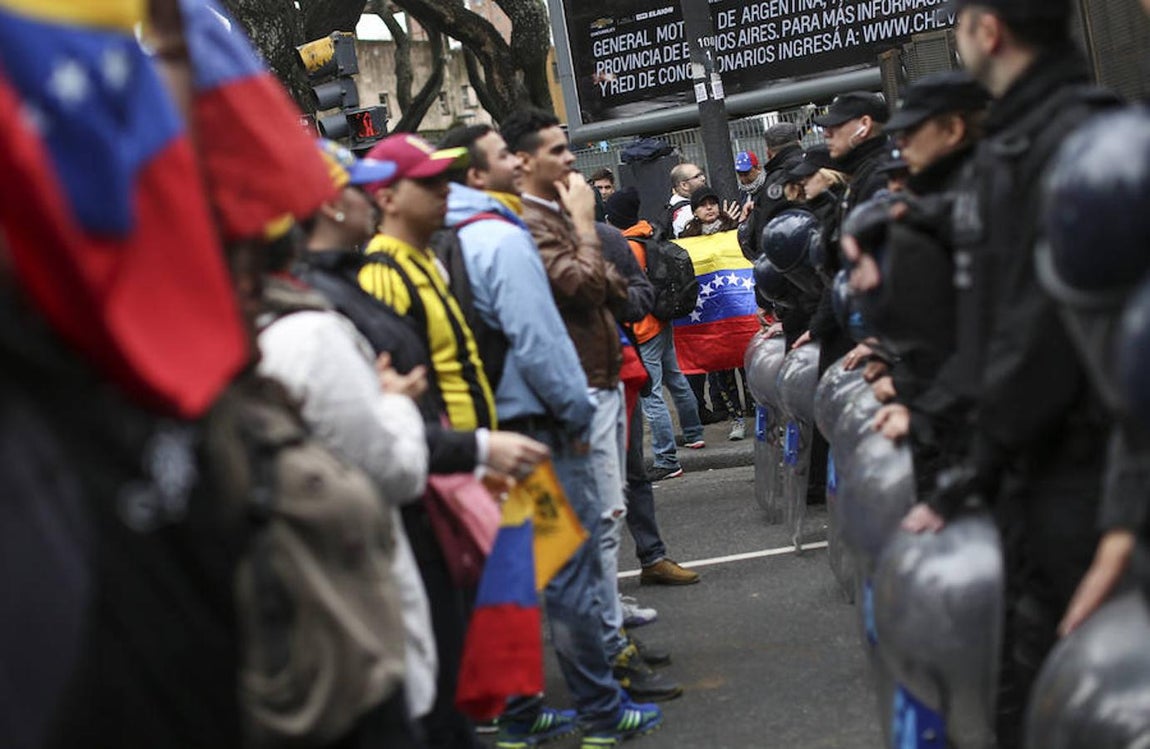 A pesar de los enfrentamientos la mayor parte de los manifestantes se comportaron de manera pacífica. 