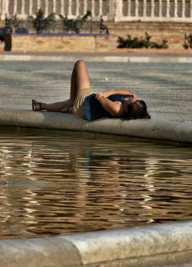 Sevilla vive una ola de calor de récord