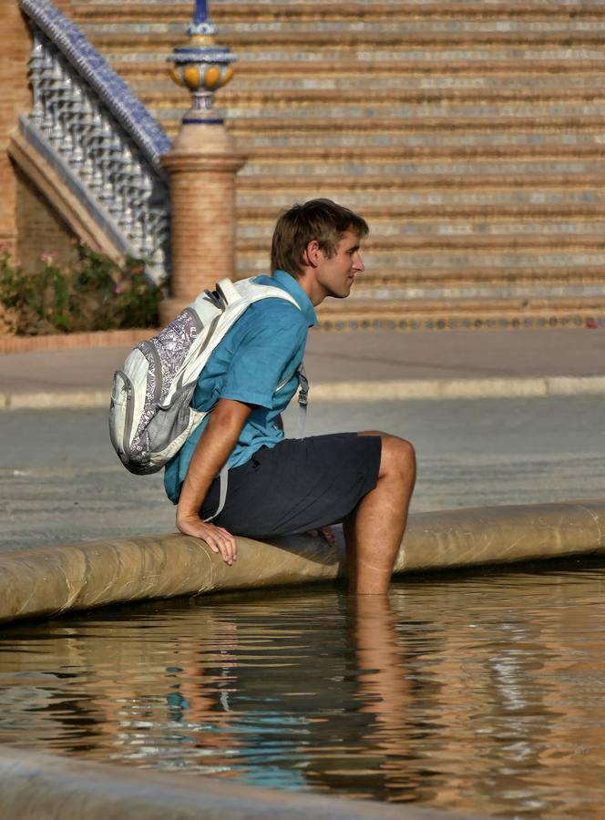 Sevilla vive una ola de calor de récord