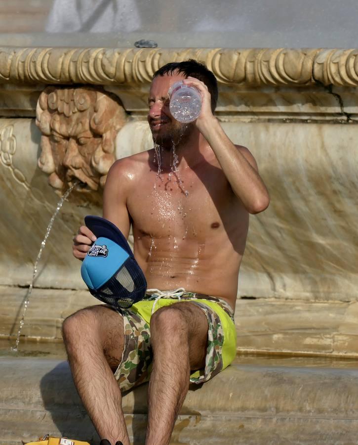 Sevilla vive una ola de calor de récord