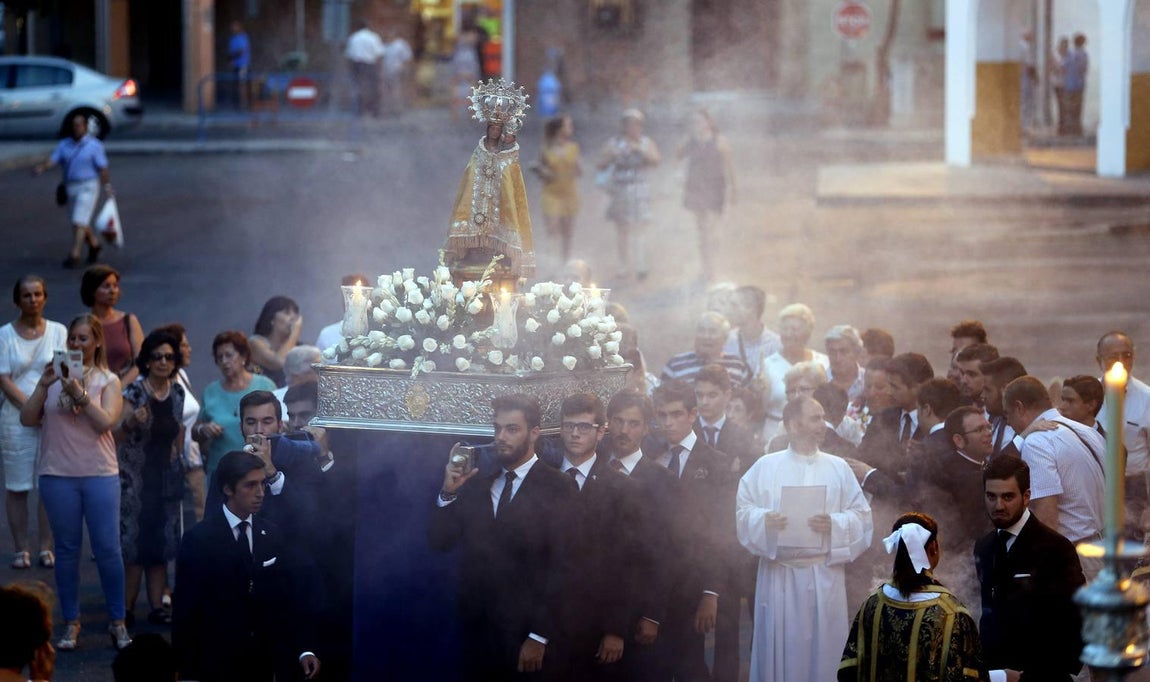 En imágenes, el traslado de la Virgen de la Fuensanta