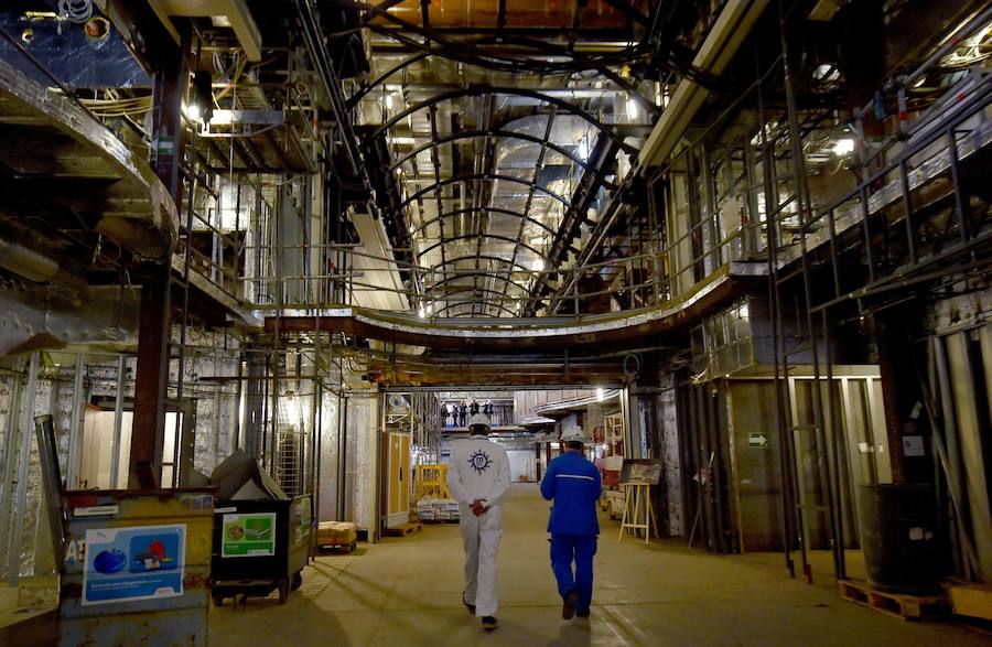 Fotogalería: Así se construye un megabarco de 1.000 millones de euros