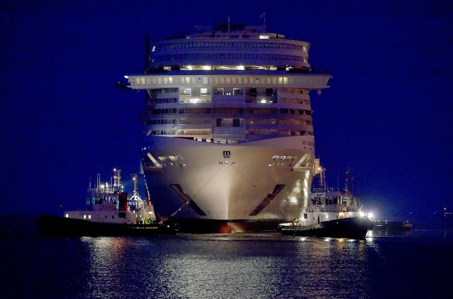 Fotogalería: Así se construye un megabarco de 1.000 millones de euros