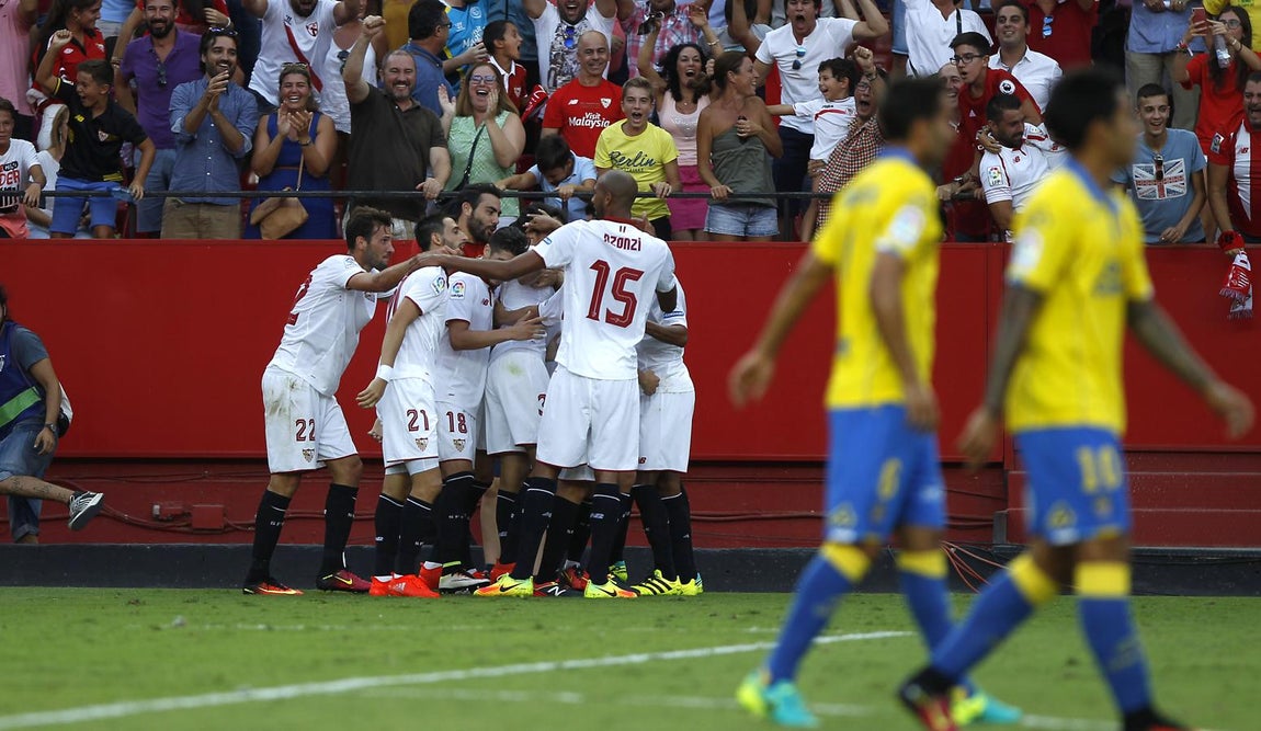La victoria del Sevilla ante Las Palmas , en imágenes
