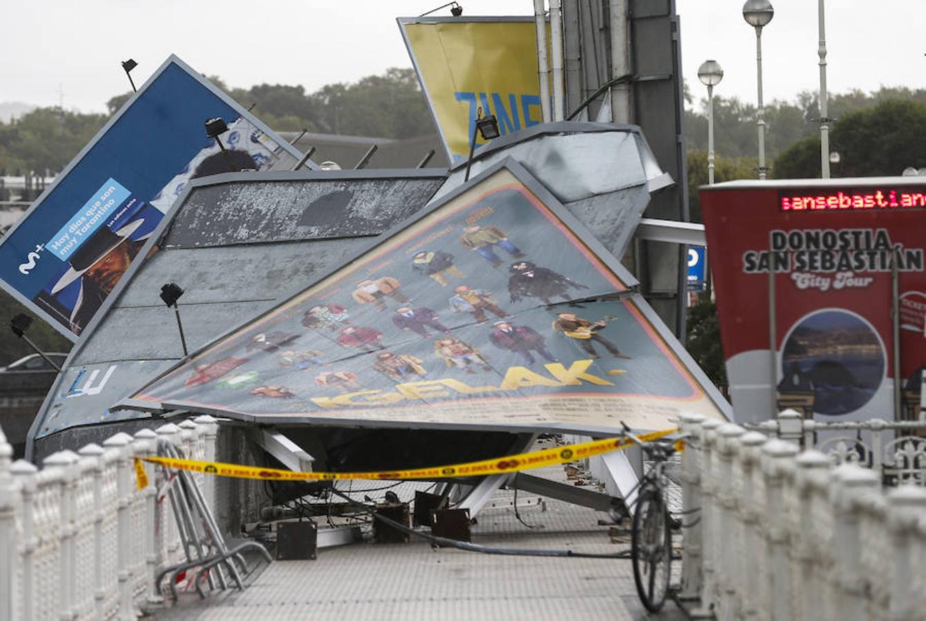 Festival Internacional de Cine de San Sebastián. En toda la costa se han producido episodios de galerna y la lluvia ha causado estragos en algunas localidades vascas