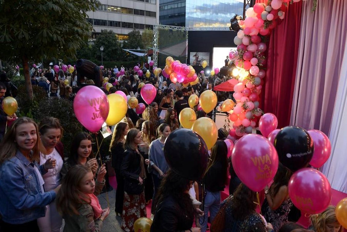 Gran audiencia. Al final el evento consiguuió congregar a mucha gente, sobre todo público femenino