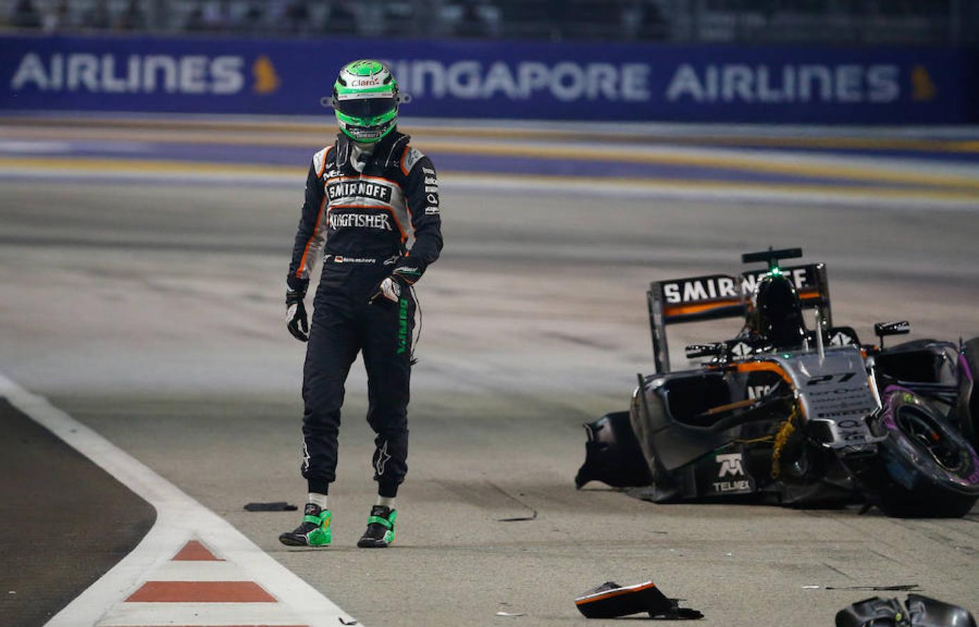 Las mejores imágenes del GP de Singapur