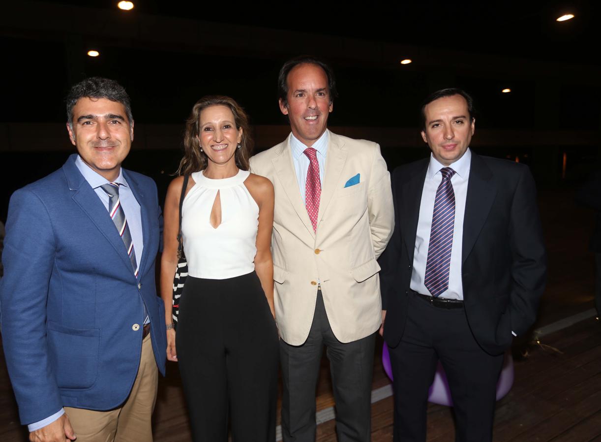 Felipe Mozo, José Argudo, Belén Toscano y José Manuel Tenorio