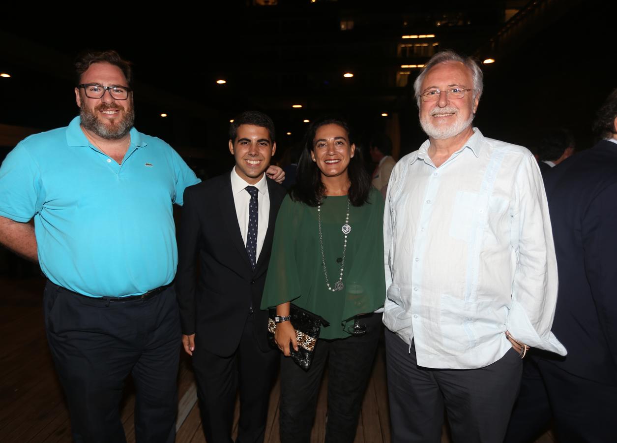 Enrique Montiel de Arnáiz, Alberto Romero Vallejo, Yolanda Vallejo y Enrique Montiel