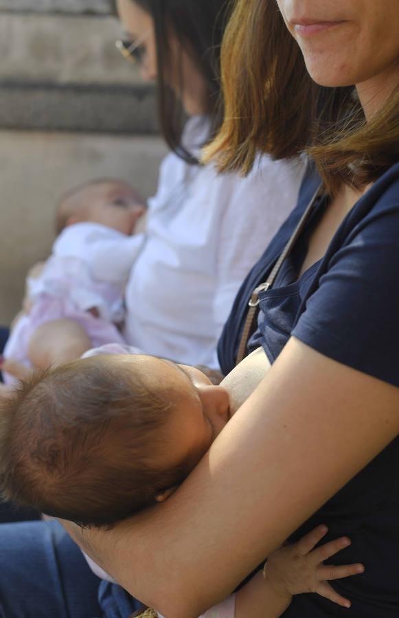 10. Tetada pública celebrada en Alcalá de Henares en el marco de la Semana de la Lactancia Materna