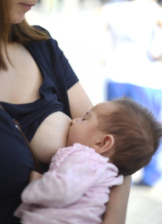 3. Tetada pública celebrada en Alcalá de Henares en el marco de la Semana de la Lactancia Materna