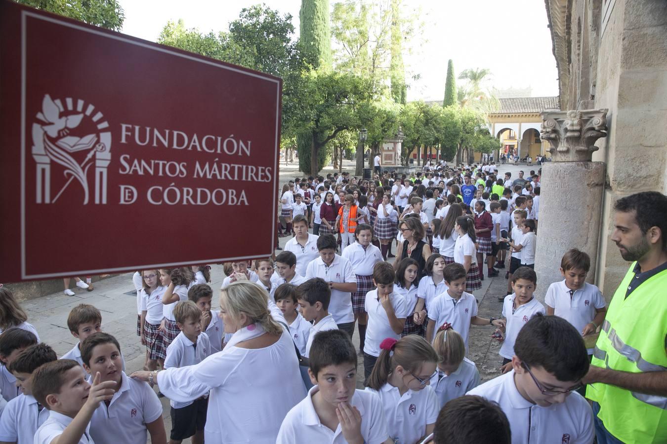 La apertura del curso de los colegios de la Fundación Santos Mártires, en imágenes