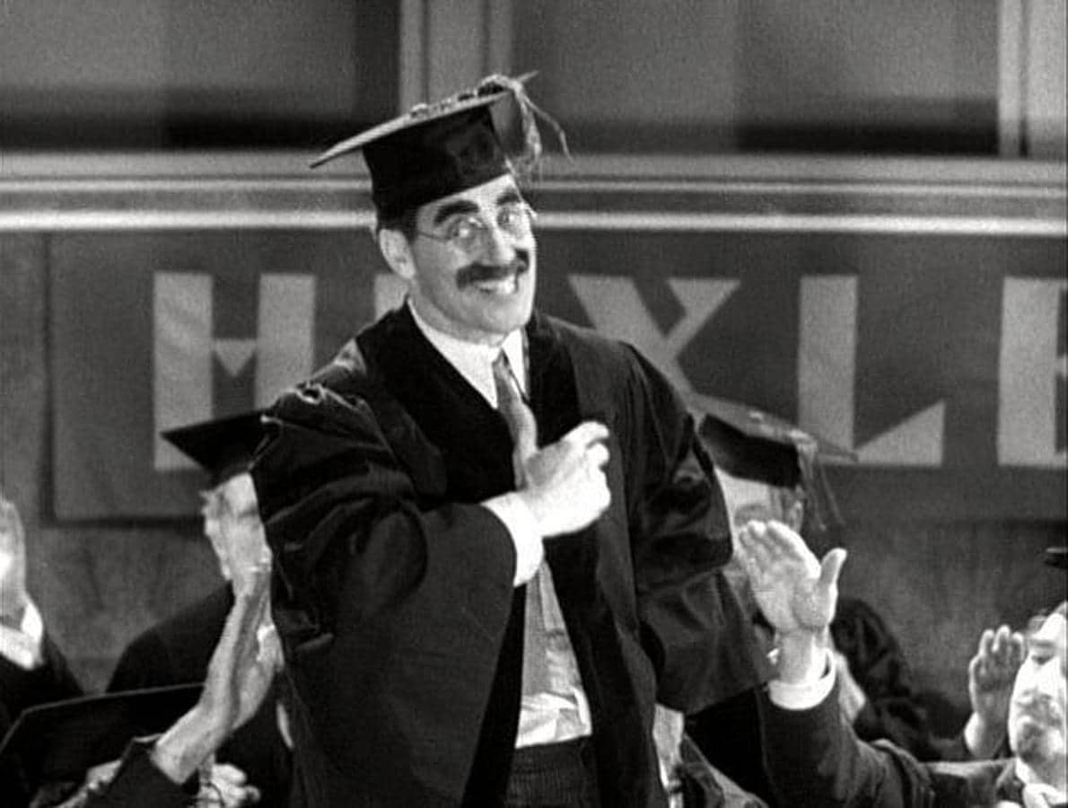 Groucho Marx en «Plumas de caballo»