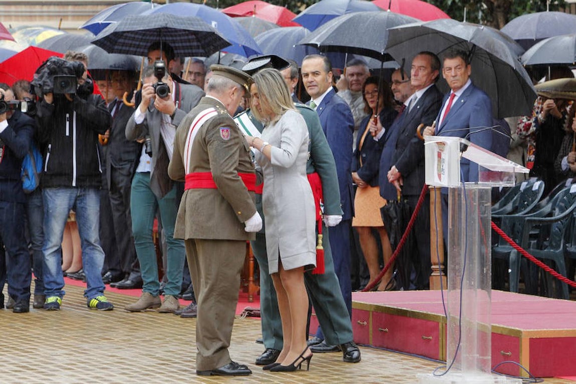 El desfile del Día de la Hispanidad