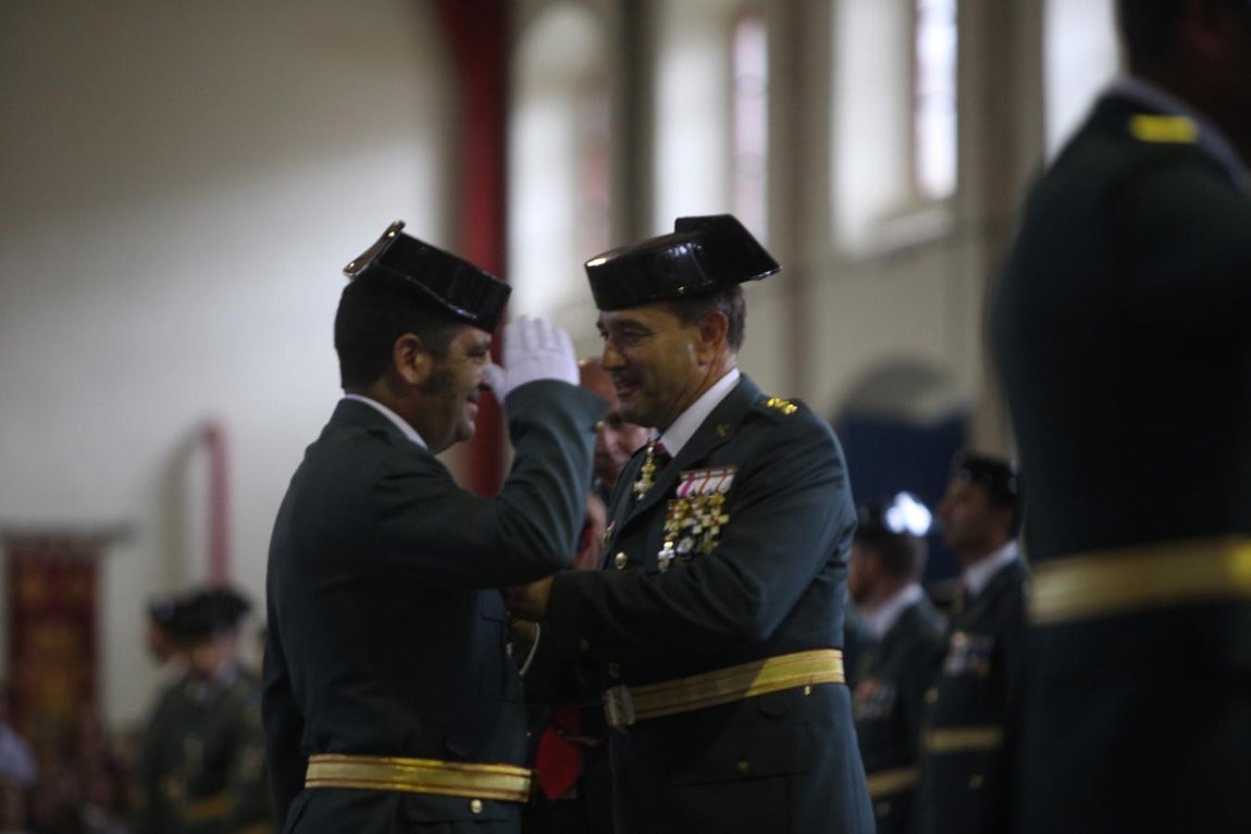 Celebración de la festividad del Pilar de la Guardia Civil de Cádiz