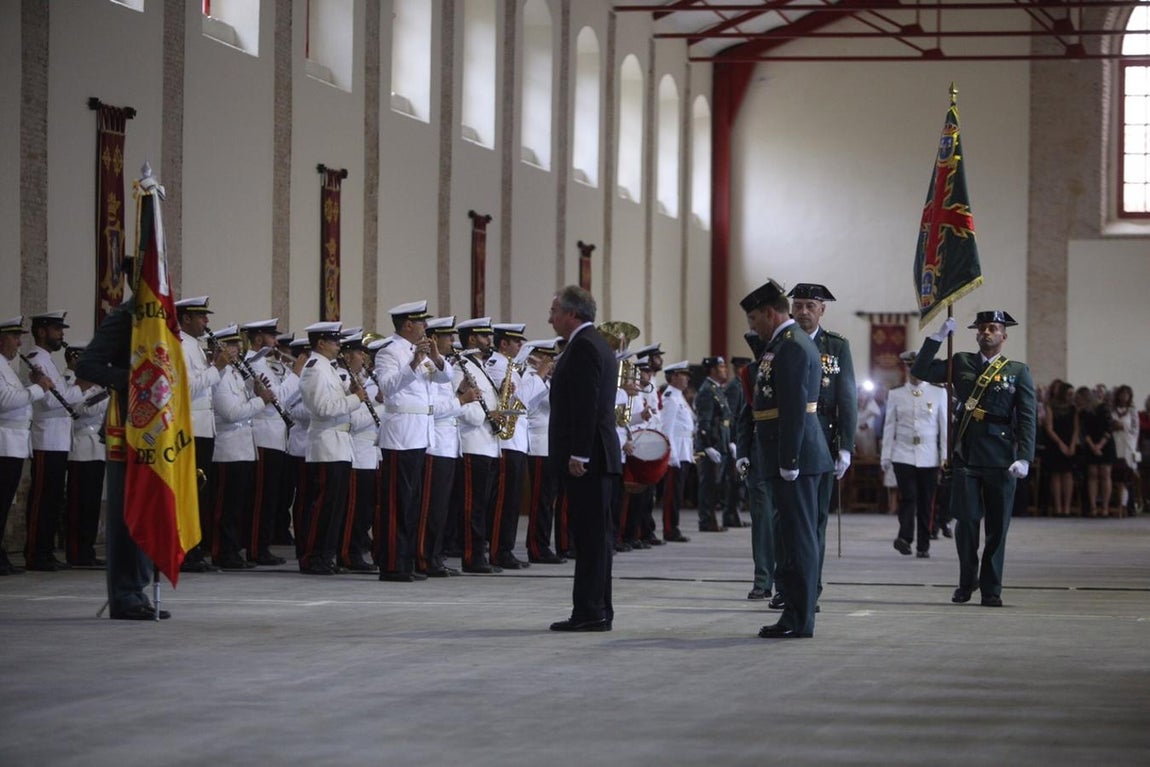 Celebración de la festividad del Pilar de la Guardia Civil de Cádiz
