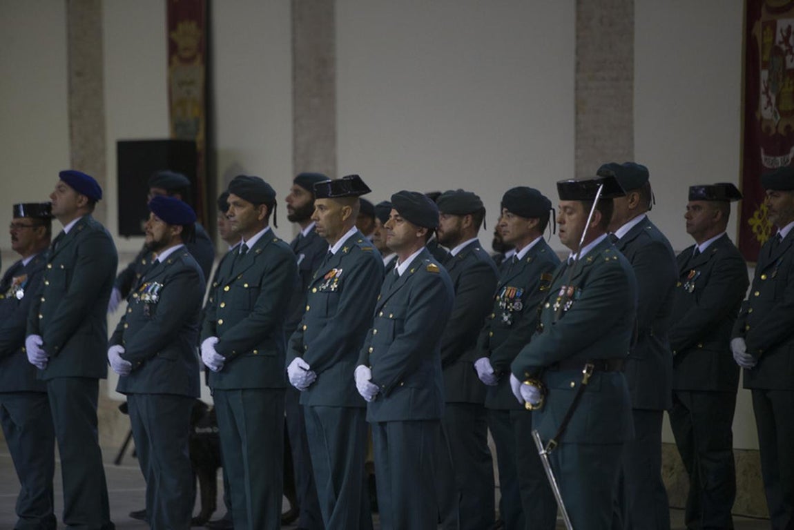 Celebración de la festividad del Pilar de la Guardia Civil de Cádiz