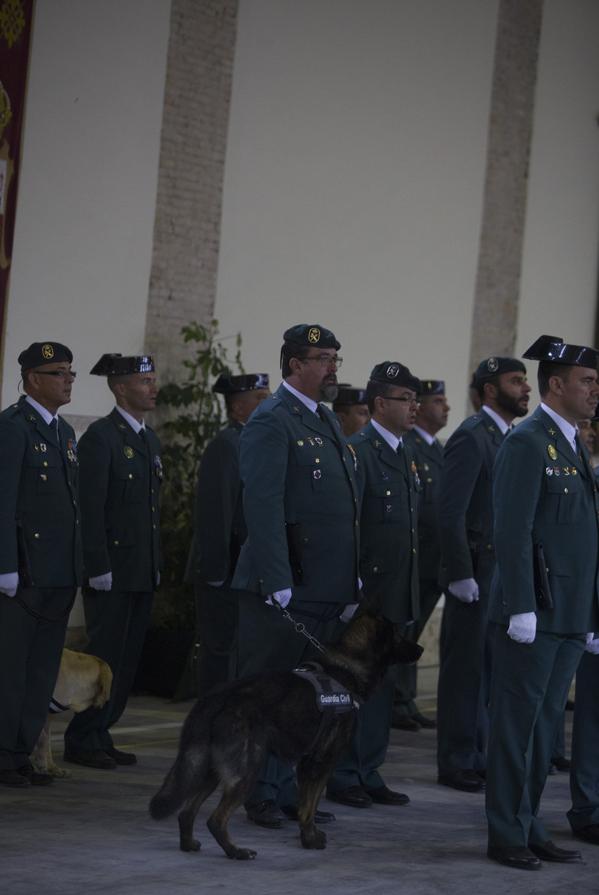 Celebración de la festividad del Pilar de la Guardia Civil de Cádiz