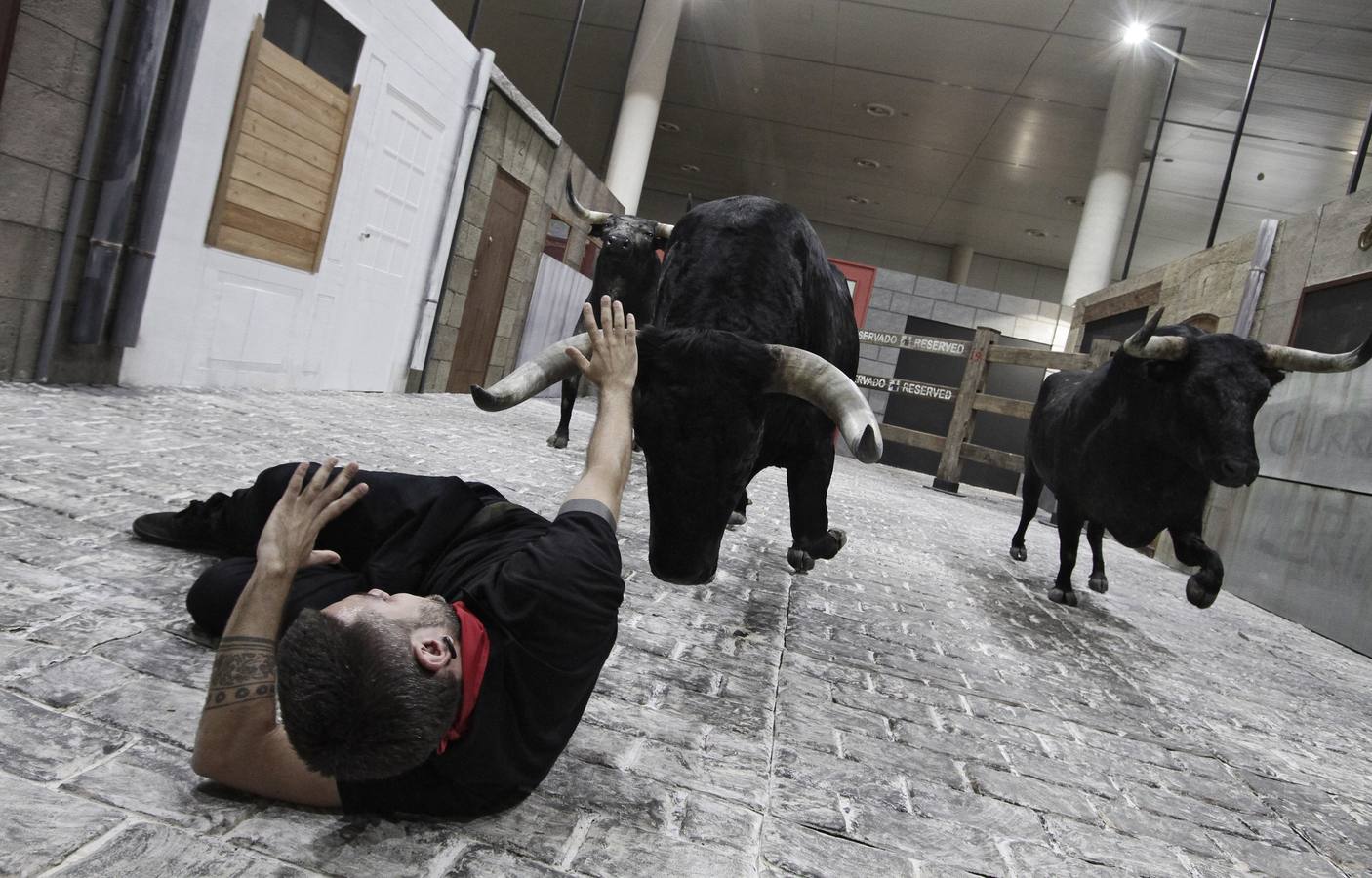 El Encierro de San Fermín, ahora en Sevilla