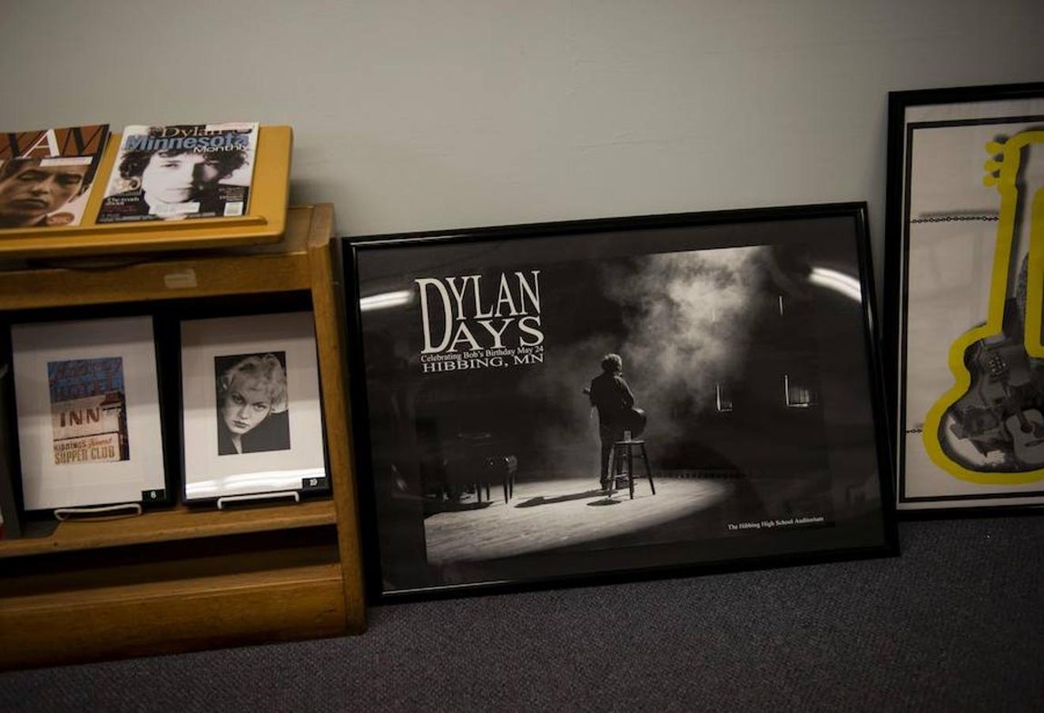 Detalle de la exposición en Hibbing. 