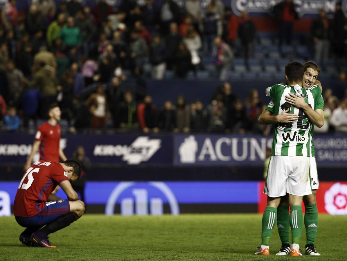 Las mejores imágenes de la victoria del Betis frente al Osasuna