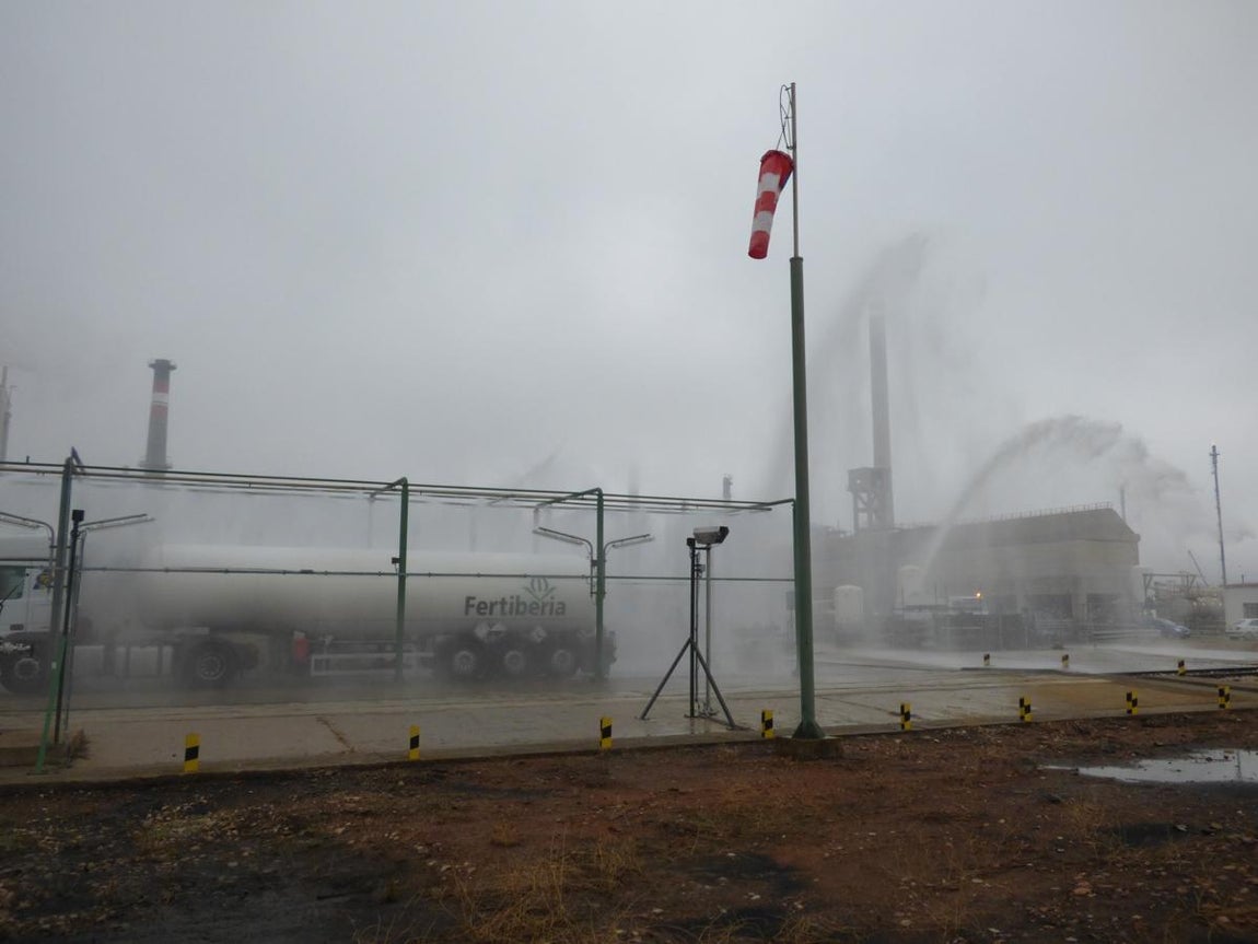 El simulacro de Puertollano, en imágenes