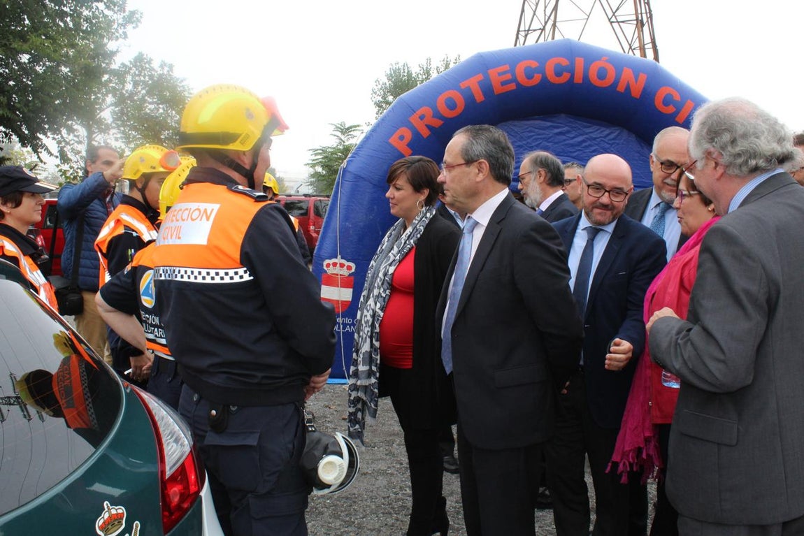 El simulacro de Puertollano, en imágenes