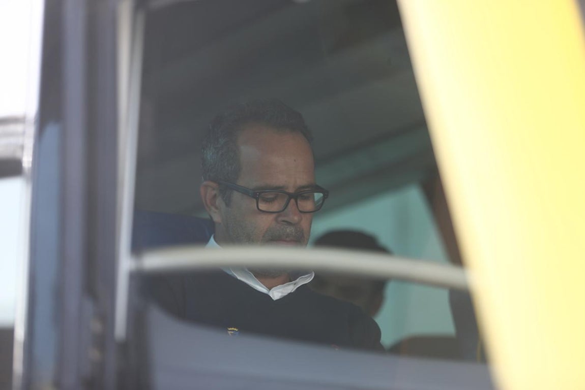 FOTOS: Salida del Cádiz CF hacia Galicia