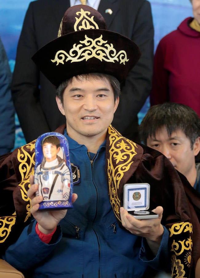 Agasajos tras 115 días en la Estación Espacial Internacional