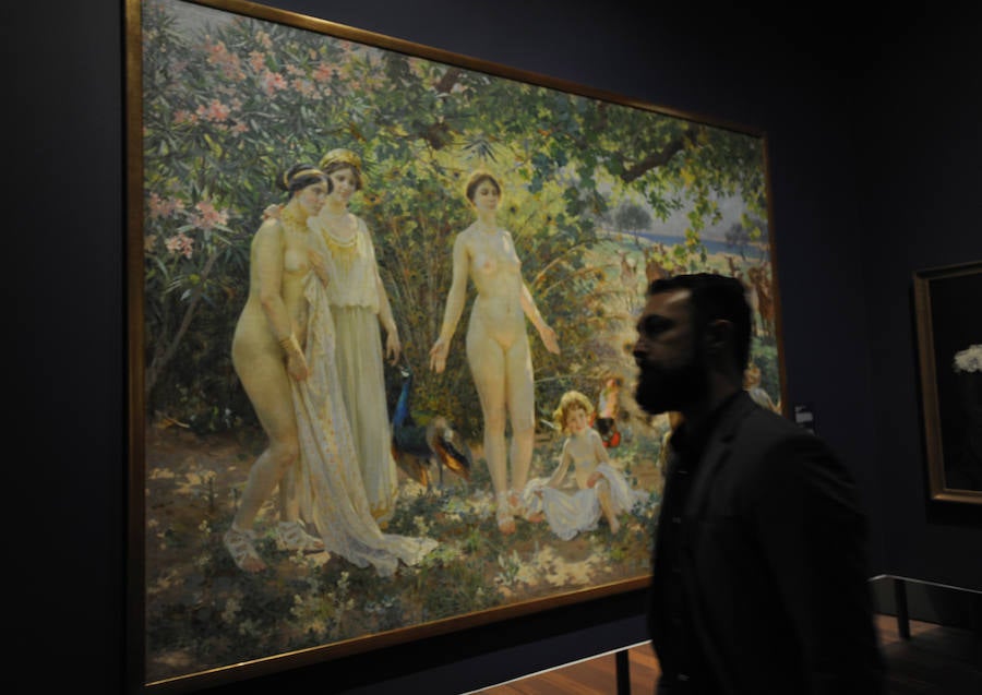 El juicio de Paris. La modelo es la misma las tres veces, la mujer del pintor