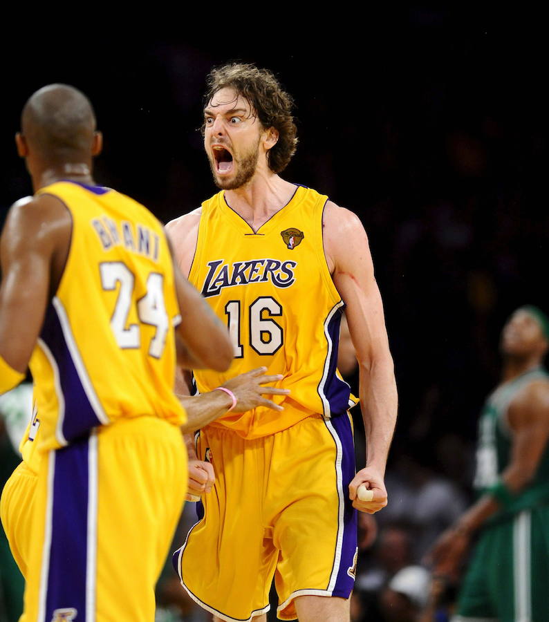 Así se ha transformado Pau Gasol desde que debutó en la NBA
