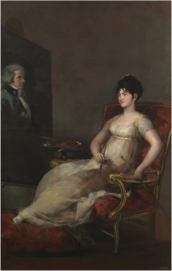 «La marquesa de Villafranca pintando a su marido», de Francisco de Goya (1804)