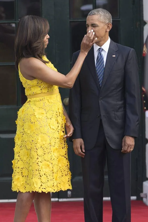 Michelle Obama describe a su marido como «mi mejor amigo» y «el amor de mi vida». 