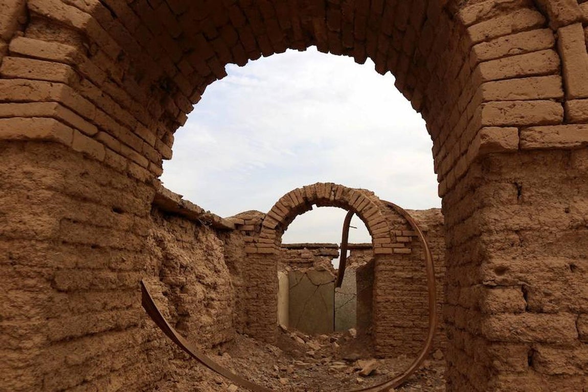 La antigua ciudad de Nimrud, destruida por Daesh. 