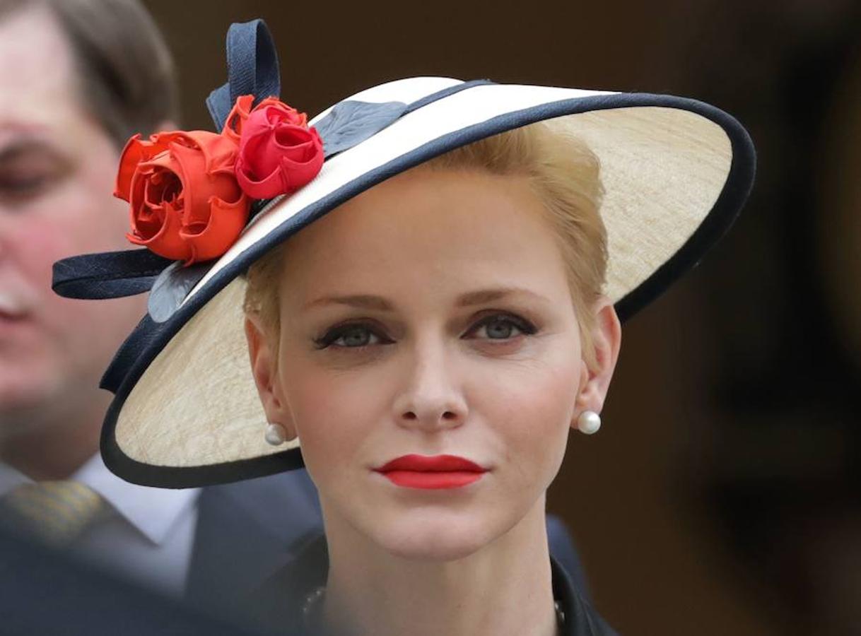 La Princesa Charlene, espectacular en el Día Nacional de Mónaco. 