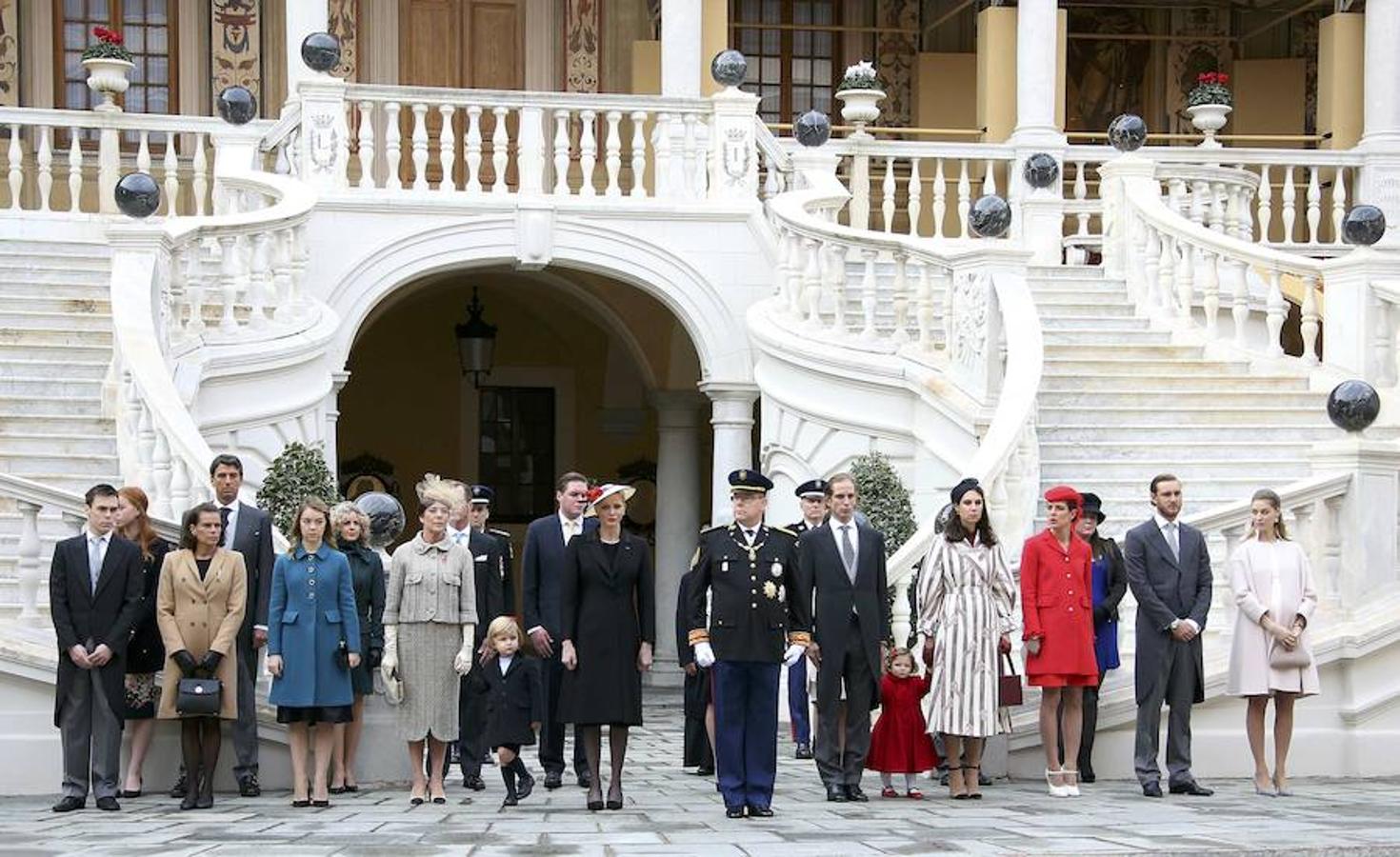 La familia Grimaldi casi al completo, sólo ha faltado Pauline Ducruet. 