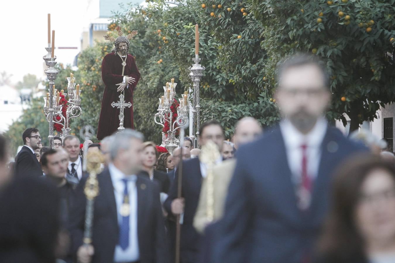 Estampas del Vía Crucis del Señor del Silencio a la Catedral de Córdoba