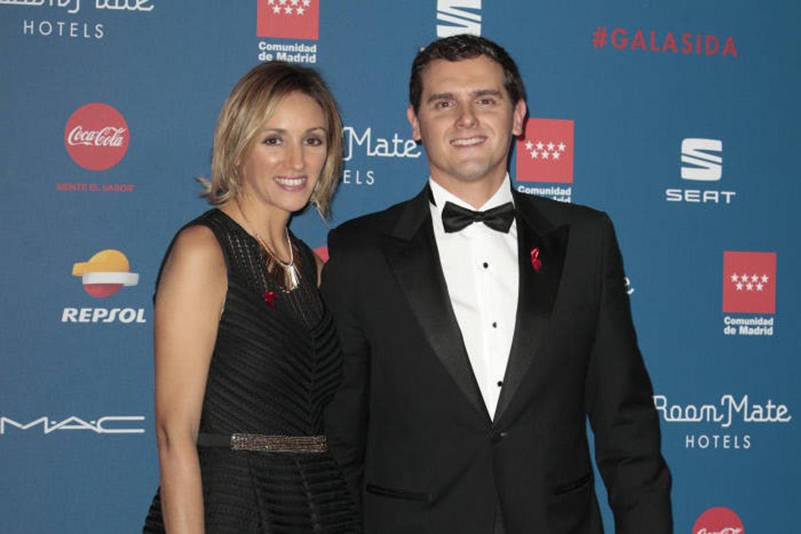 Albert Rivera y su novia, Betriz Tajuelo. 