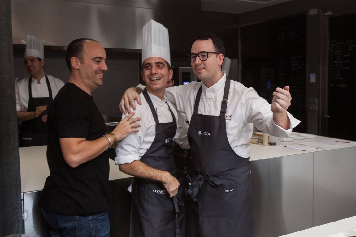 En imágenes, la celebración de Paco Morales y su equipo en Noor