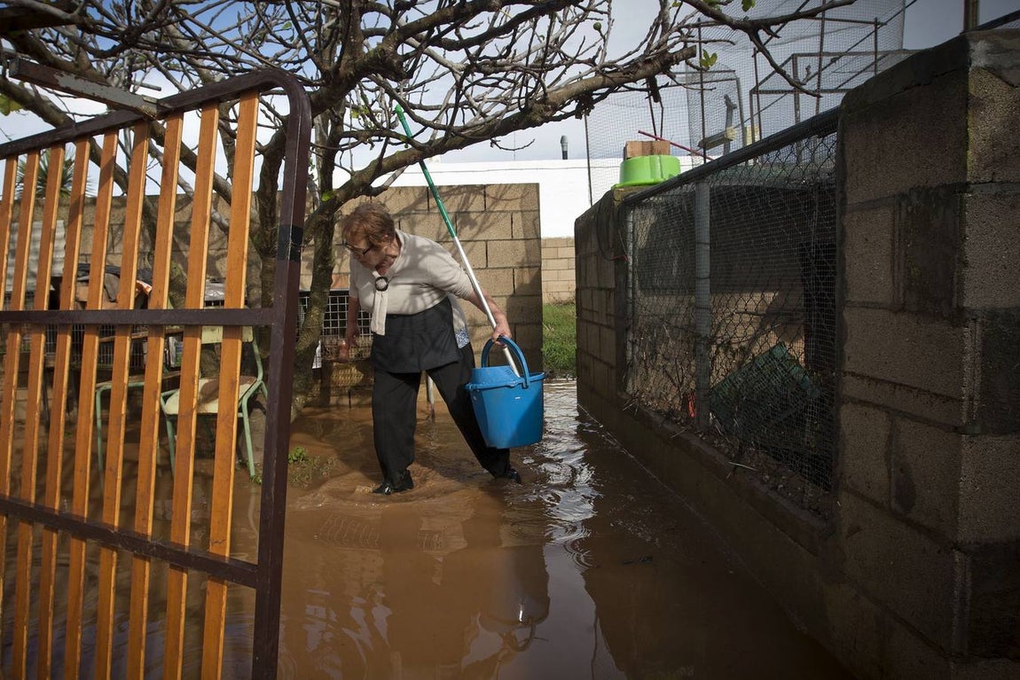 La lluvia inunda las zonas rurales de La Janda