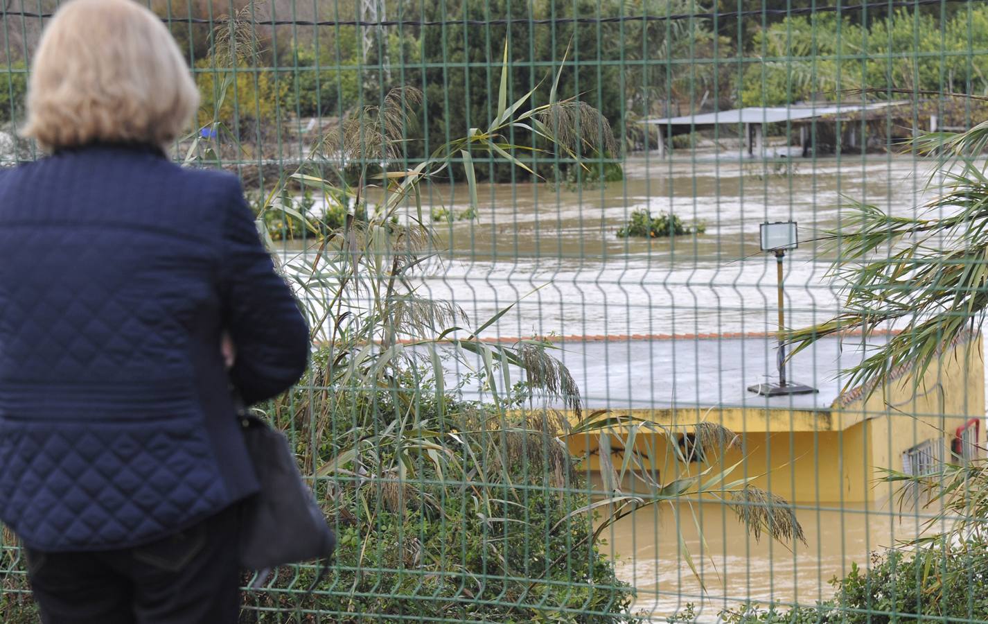 La lluvia arrasa en Málaga