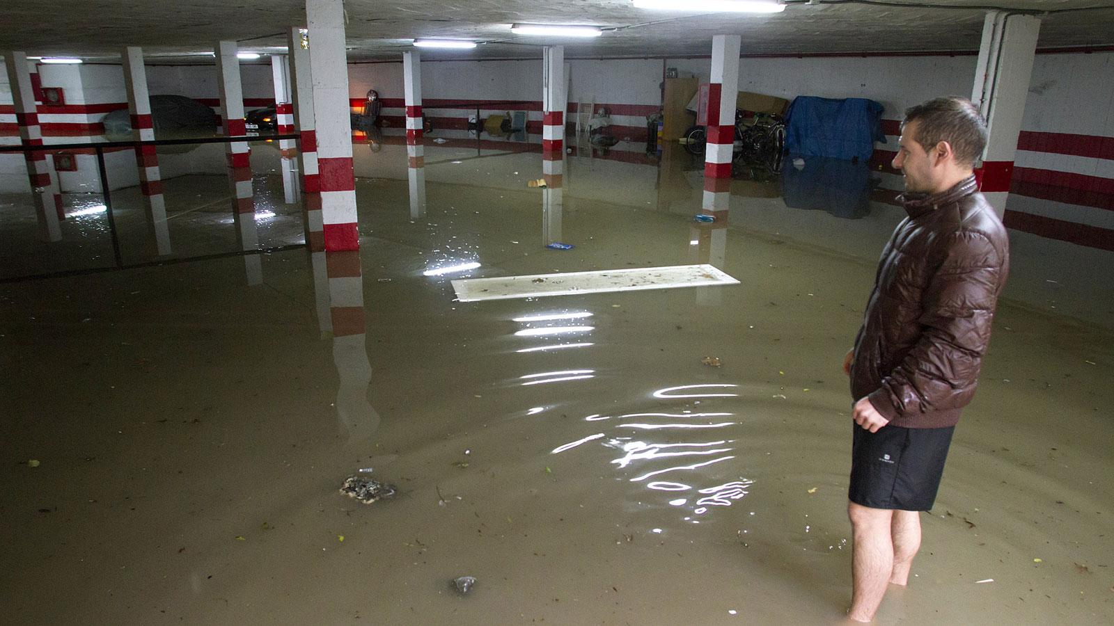 La lluvia arrasa en Málaga