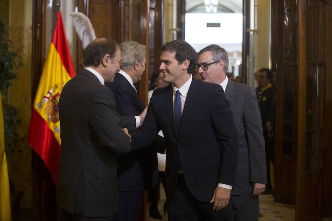 Albert Rivera (Ciudadanos) vivió su primer Día de la Constitución el 6 de diciembre del año 2015. Ángel de Antonio