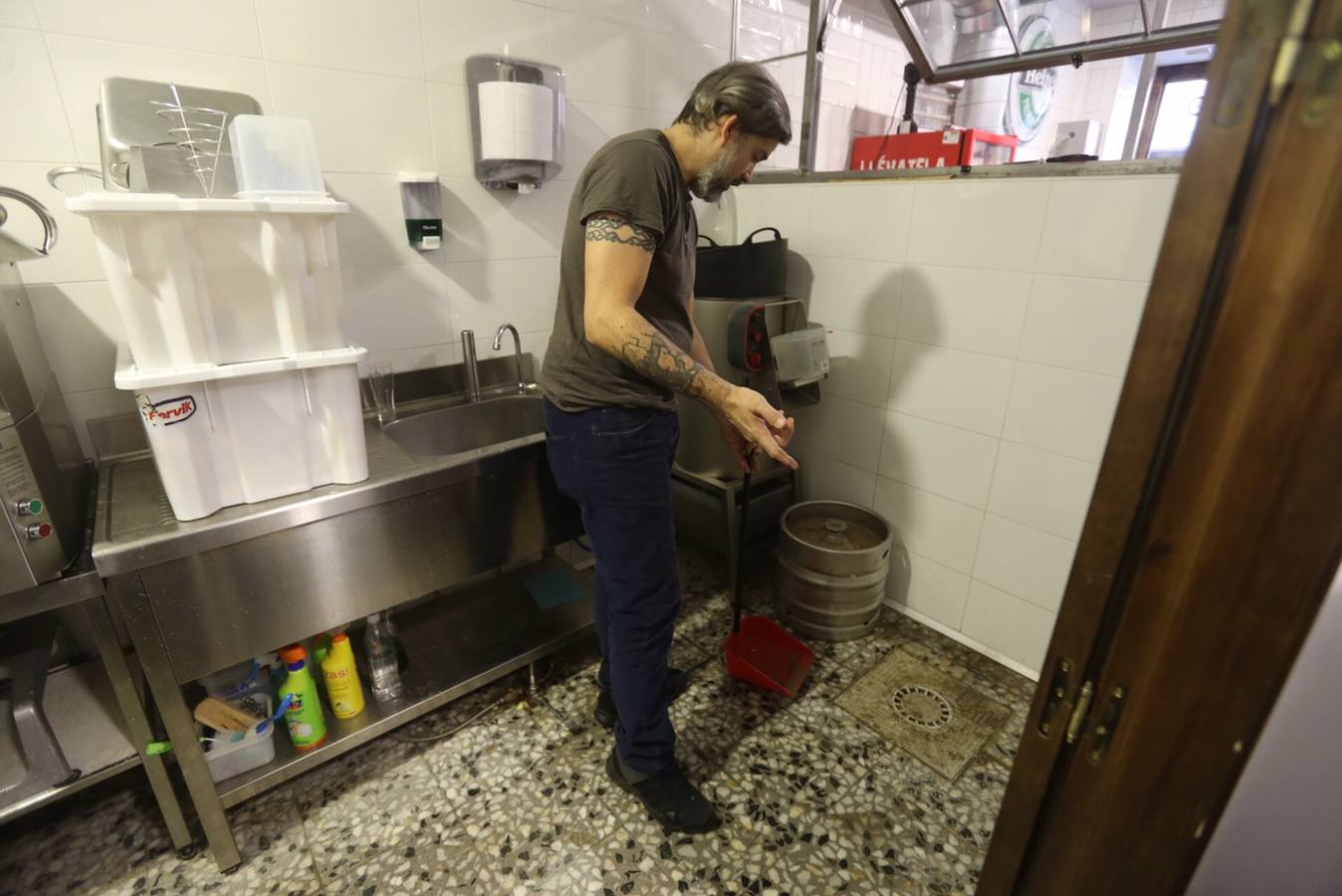 Los efectos de la intensa lluvia en Cádiz