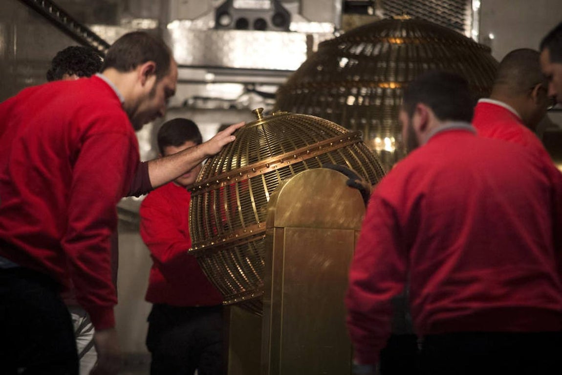 Todo preparado para el Sorteo Extraordinario de Navidad. 