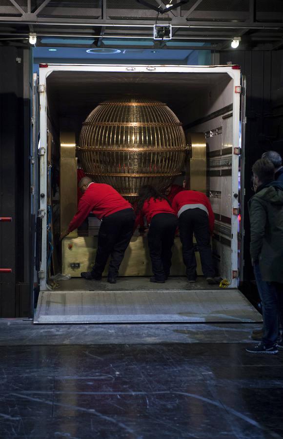 Todo preparado para el Sorteo Extraordinario de Navidad. 