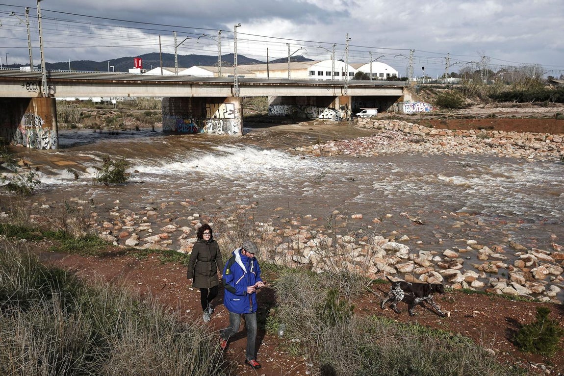 Cauce del barranco del río Palancia, Sagunto. 